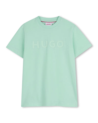 Hugo Green Logo Short Sleeve Tee