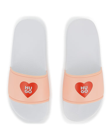Hugo Pink Logo Heart Slides