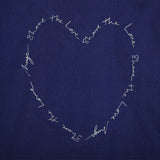 Hugo Navy Heart LS T-shirt