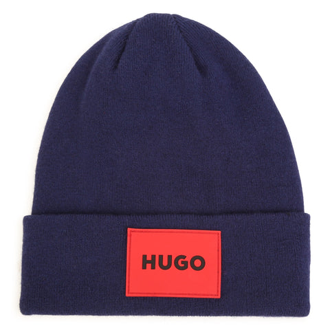 Hugo Navy & Red Pull On Hat
