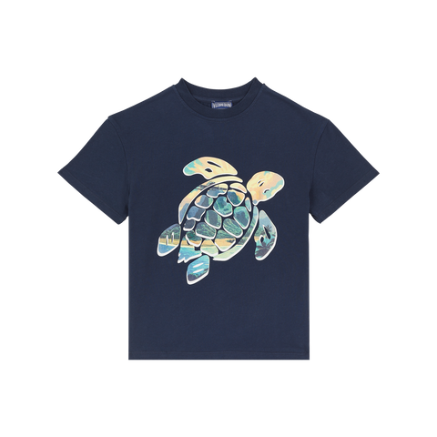 Vilebrequin Navy Blue Turtle T-shirt