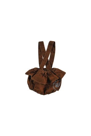 Loud Apparel Choco Polka Dot Straps Reine Bloomer