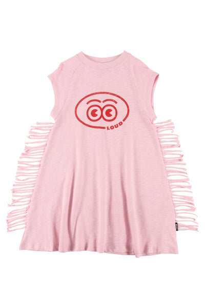 Loud Apparel Orchid Pink Belveder Raglan Dress