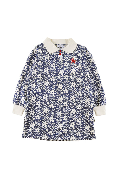 Loud Apparel Flower AOP Polo Alps Dress