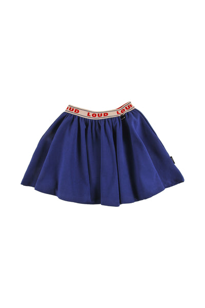 Loud Apparel Navy Blue Flakes Mini Skirt