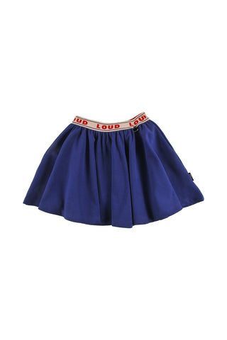 Loud Apparel Navy Blue Flakes Mini Skirt