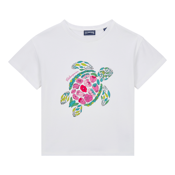 Vilebrequin White Floral Turtle T-shirt
