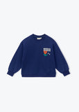 Arsene et les Pipelettes Navy Kisses Sweatshirt