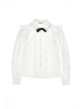 Philosophy Poplin Blouse with Removable Logo Bow
