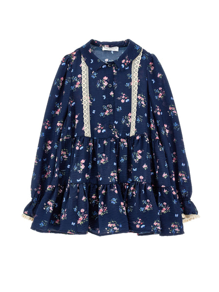 Philosophy Navy Blue Floral Dress