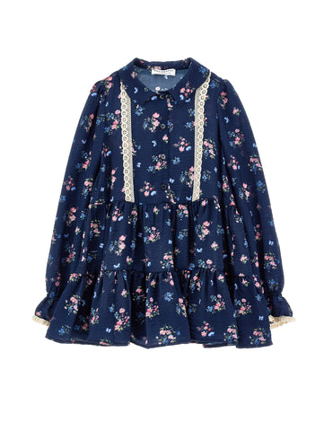 Philosophy Navy Blue Floral Dress