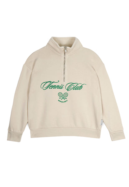 Mipounet Ecru Fleece Juliette Sweatshirt