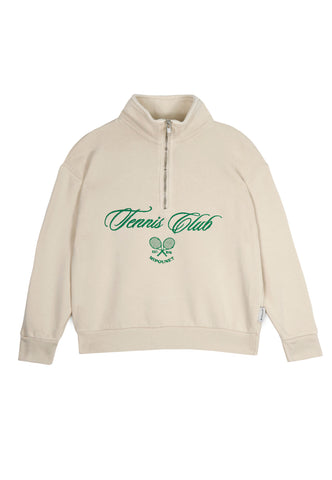 Mipounet Ecru Fleece Juliette Sweatshirt