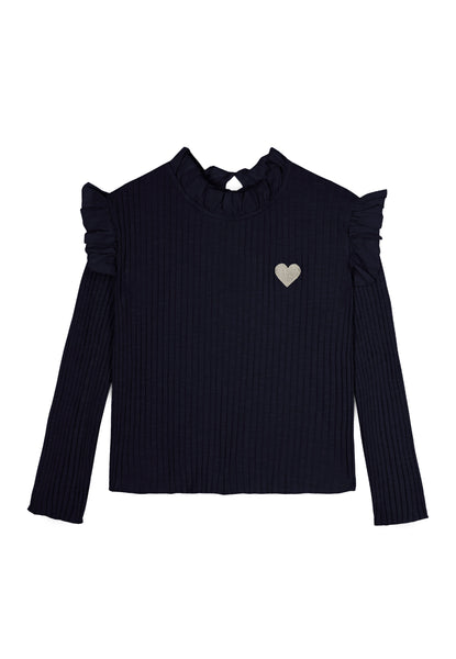 Mipounet Blue Flamme Charlotte T-shirt