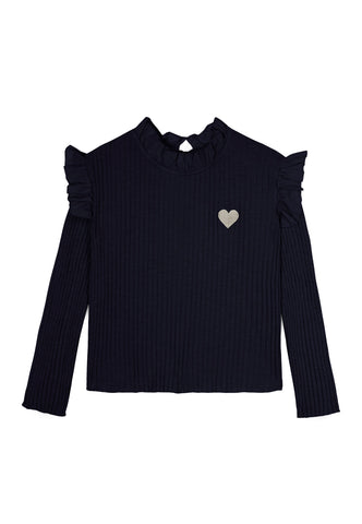 Mipounet Blue Flamme Charlotte T-shirt
