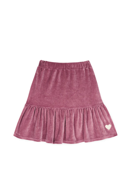 Mipounet Blush Rose Velvet Margot Skirt