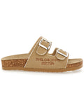 Philosophy Brown Two-Strap Sandals
