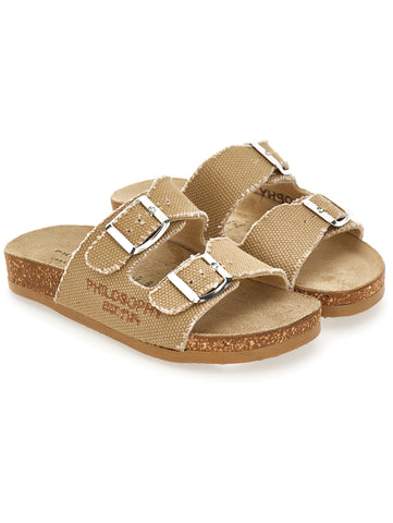 Philosophy Brown Two-Strap Sandals