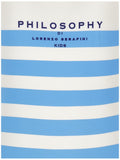 Philosophy White & Blue Stripe Swimsuit