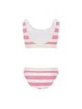 Philosophy White & Pink Stripe Bikini