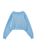 Philosophy Blue Knit Pullover Sweater