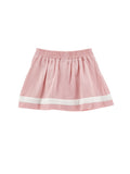 Philosophy Pink Pique Skirt with Small Logo