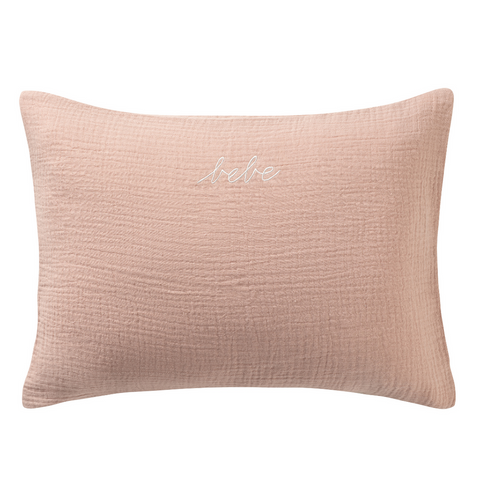 Domani Home Gauze Pink Linen Boudoir Sham - Bebe