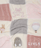 Livly Stockholm Light Mauve Playroom Knitted Blanket