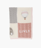 Livly Stockholm Light Mauve Playroom Knitted Blanket