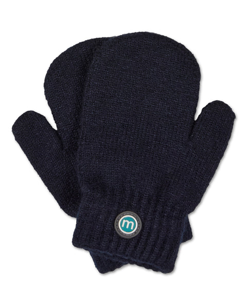 Memoi Navy Basic Mittens