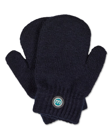 Memoi Navy Basic Mittens