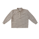 Coco Blanc Houndstooth Boxy Shirt