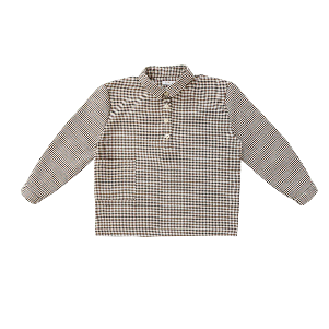 Coco Blanc Houndstooth Boxy Shirt