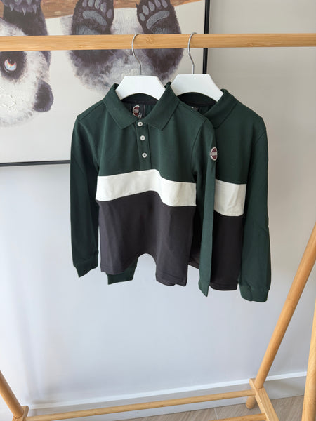 Colmar Underwood/Tofu/Navy Color Block LS Polo 35000099-4sh-498