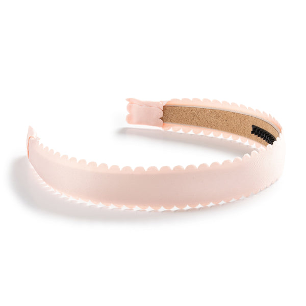 Halo Luxe Ballet Slipper Gumdrop Scalloped Satin Headband