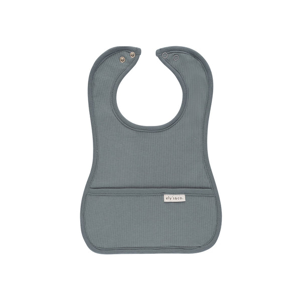 Ely’s & Co. Ocean Blue Toddler Rib Bib