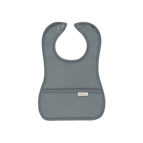 Ely’s & Co. Ocean Blue Toddler Rib Bib