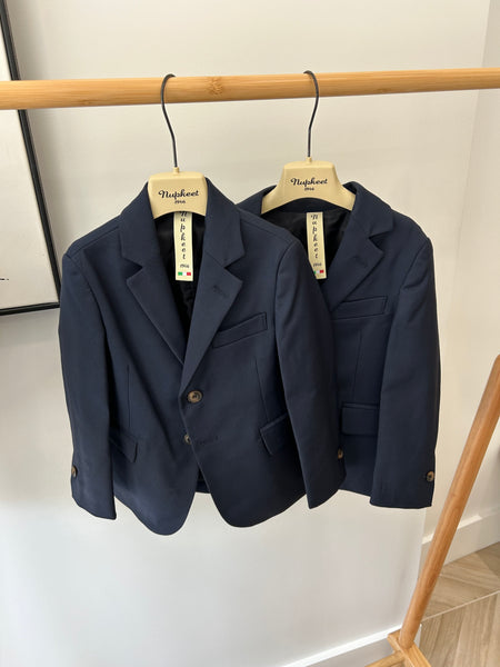 Nupkeet Navy Rocca Classic 2 Button Jacket