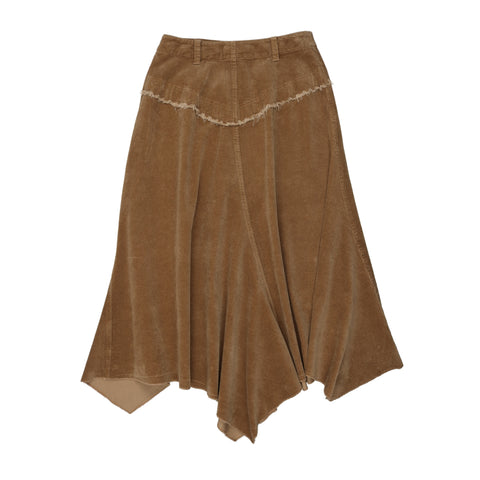 Coco Blanc Camel Corduroy Skirt