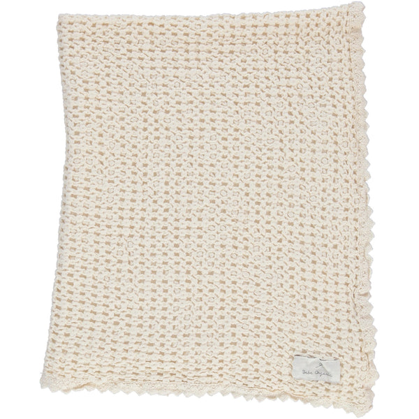 Bebe Organic Natural Waffle Blanket