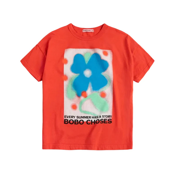 Bobo Choses Red Summer Story T-shirt