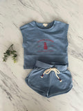 Lil Legs Blue Toddler Set