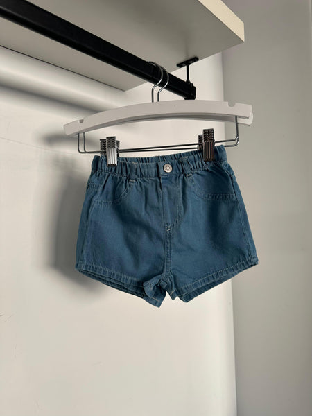 Lil Legs Dark Tencel Denim Shorts