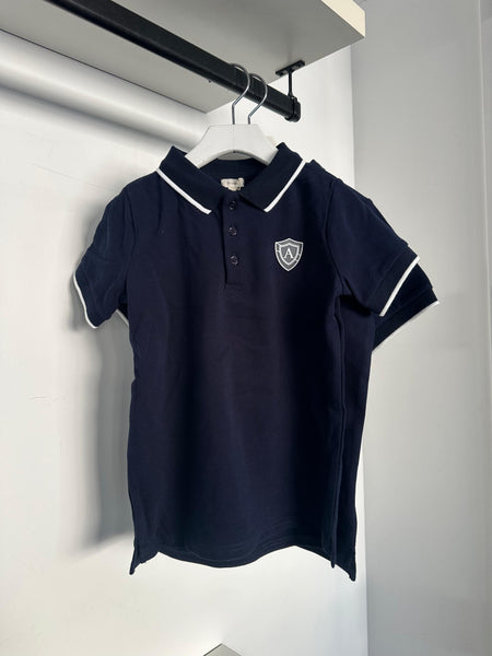 Lil Legs Dark Navy Logo Polo