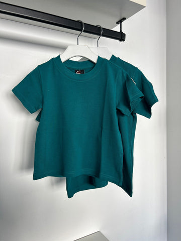 Colmar Teal Short Sleeve Piquet Shirt