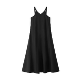 Coco Blanc Black V Neck Maxi Jumper