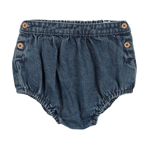Lil Legs Blue Denim Button Bloomers