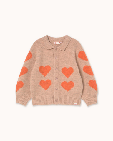 Tinycottons Hearts Knit Cardigan