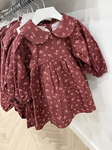 Babe & Tess Small Flowers Amelie Dress