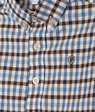 Patachou Blue/Brown Checkered Shirt